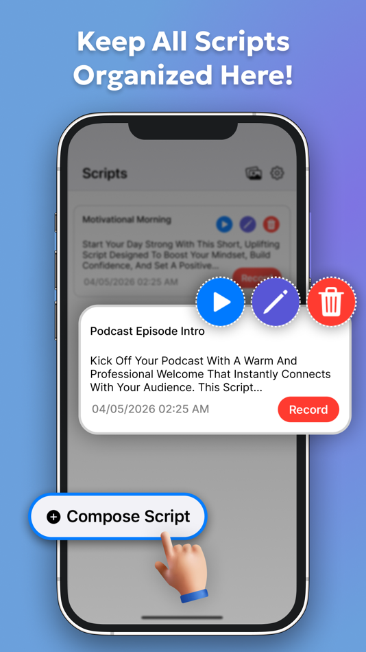 #2. Teleprompter: Script Recorder (iOS) โดย: Jayshri Pipaliya