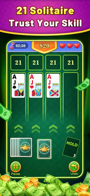 Solitaire Real - Earn Money screenshot 3