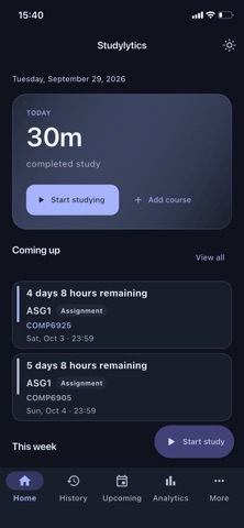 Studylytics Screenshot 2 of 4