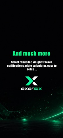 Exersix - AI Workout Tracker iPhone screenshot