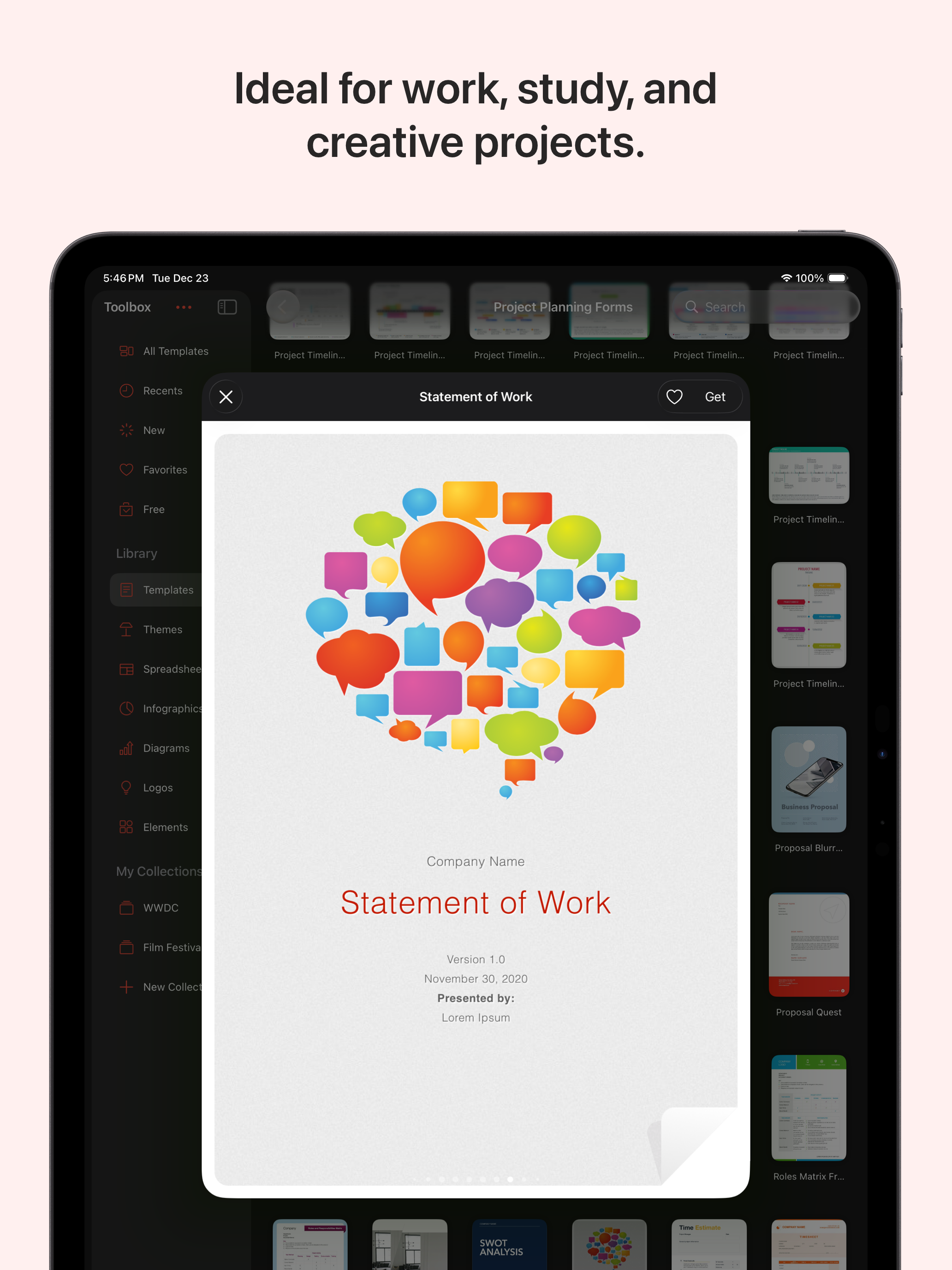 Templates for Creator Studio screenshot 19