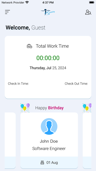 Screenshot #1 pour MyWorkMyDay