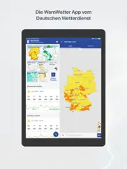 dwd warnwetter ipad bildschirmfoto 1