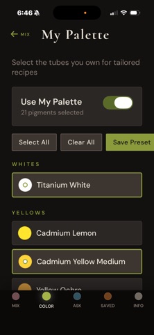 Impasto - Paint Recipes Screenshot 1 of 5
