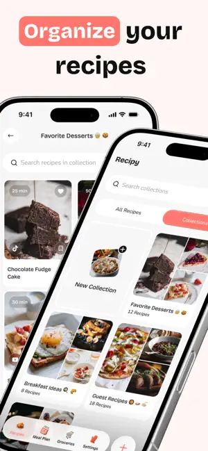 Recipe Box - Recipy iPhone screenshot 1