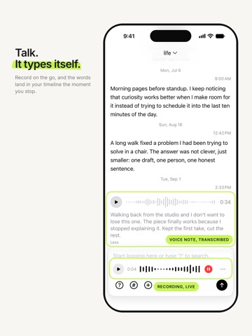ZenJournal: Minimalist Log iPad screenshot