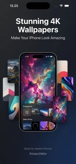 PixWall 4K Phone Wallpaper screenshot 1