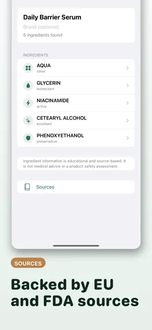 PLAINCI: Ingredient Checker screenshot 2