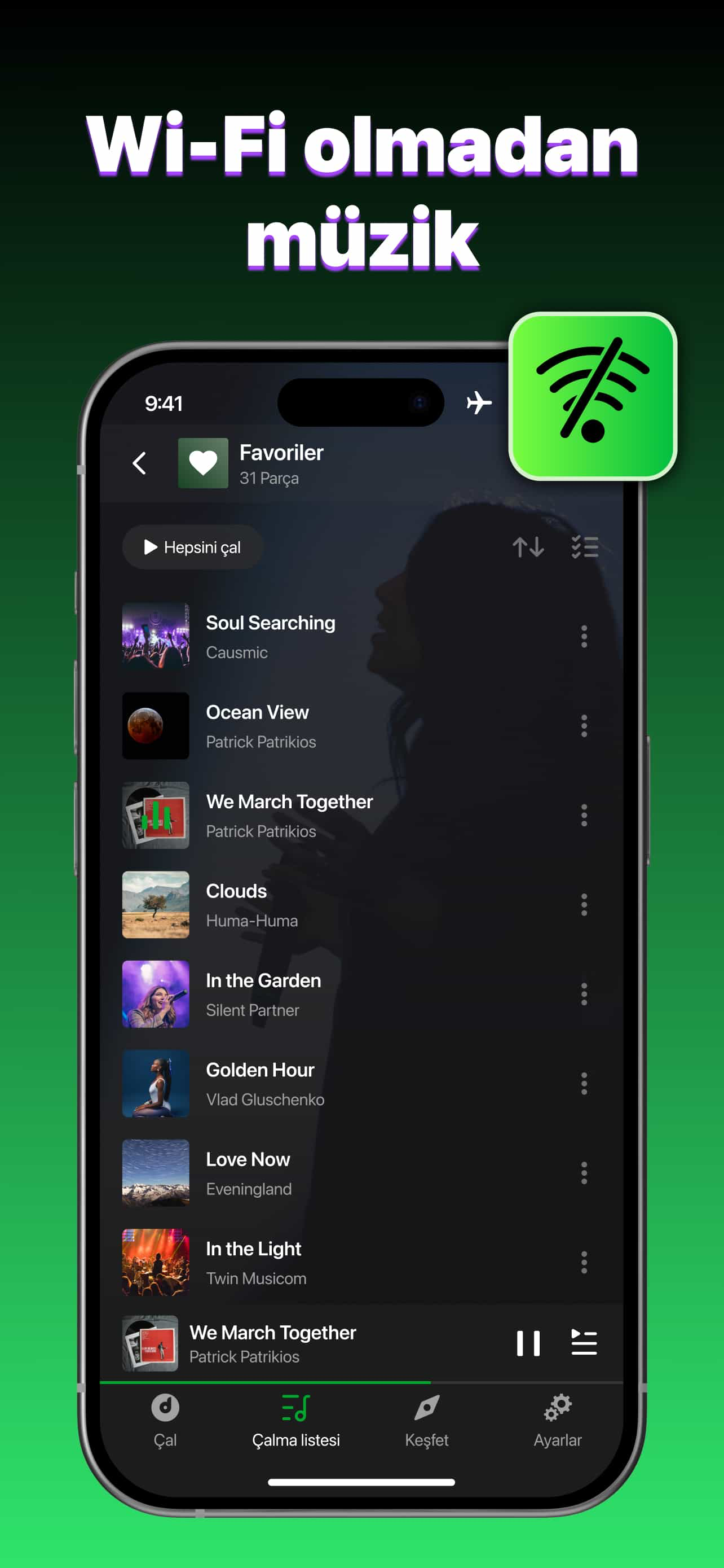 İnternet Müziği Yok