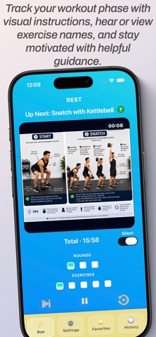 Fitness timer TABATA Screenshot 1 of 8