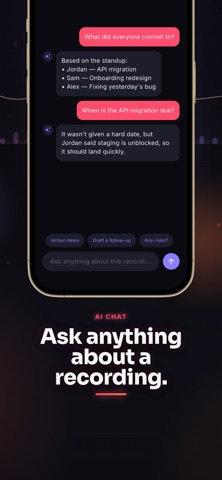 AI Voice Recorder: Transcribe iPhone screenshot