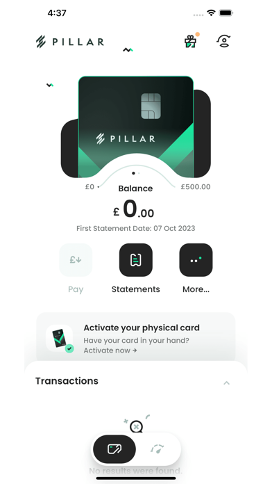 Pillar: Global Credit Screenshot