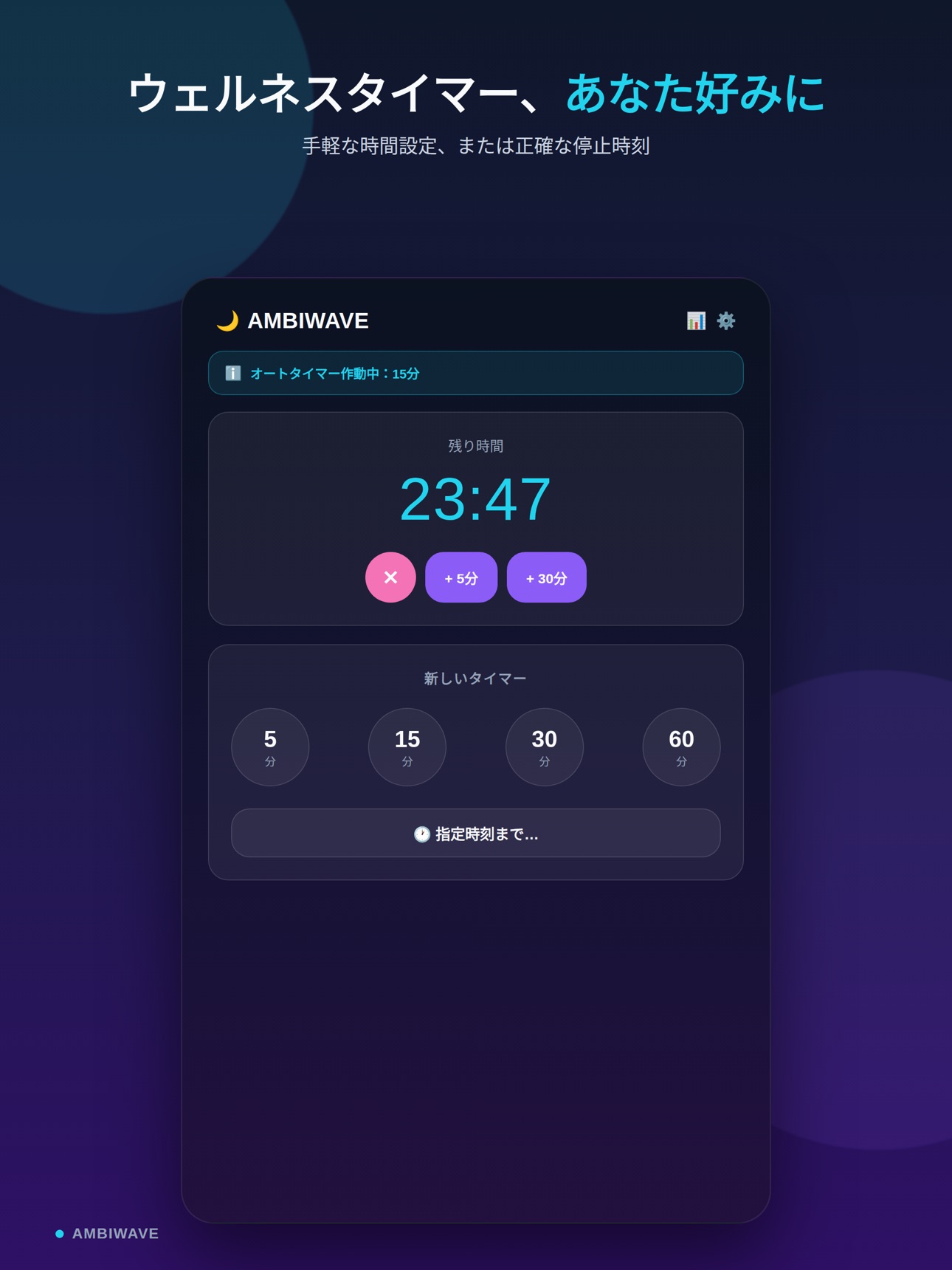 Screenshot 4 of AmbiWave：ホワイトノイズ