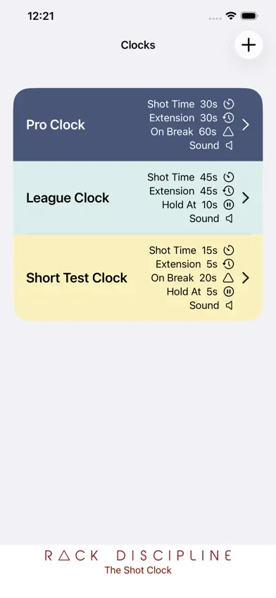 ShotClock by RackDiscipline screenshot 1