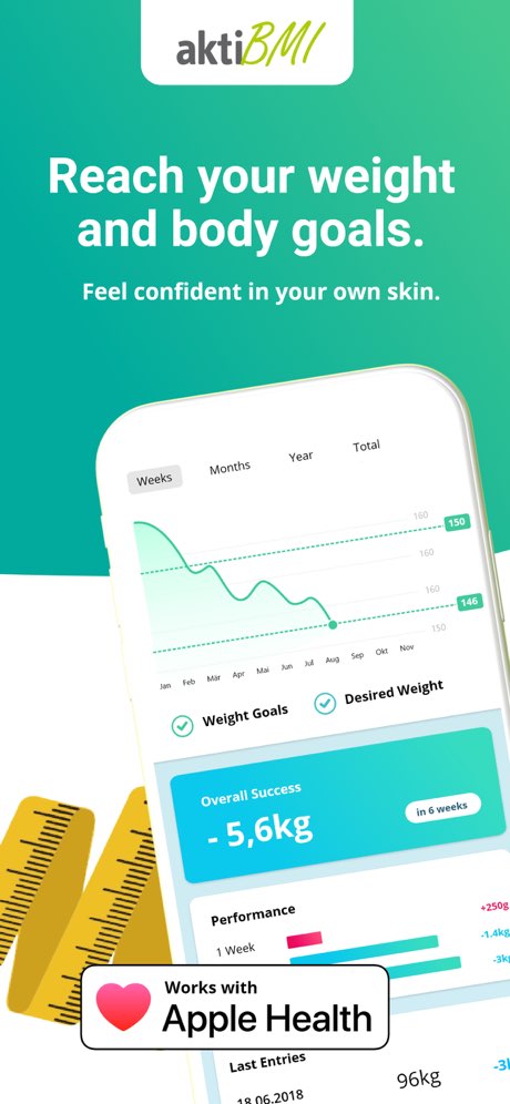 BMI Calculator + Weight Loss screenshot 1