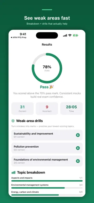 NEBOSH Environmental Prep screenshot 2