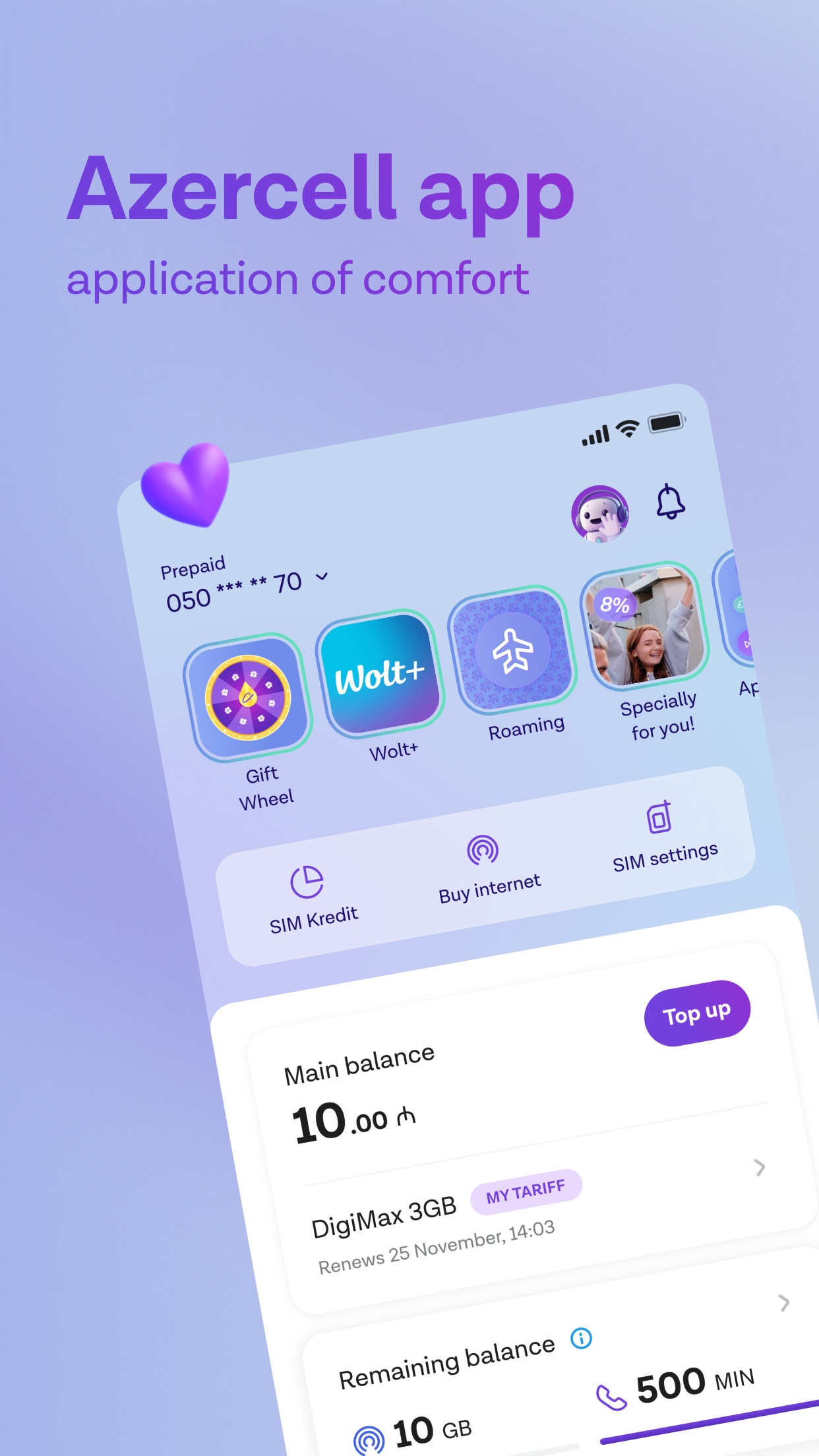 Screenshot 1 of Azercell