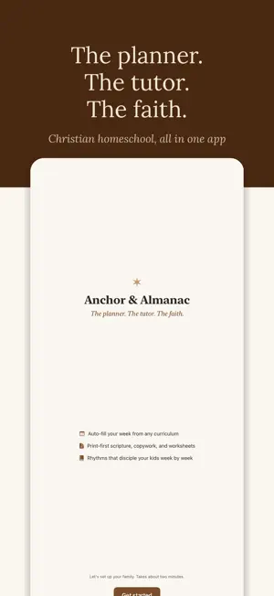 Anchor & Almanac: Homeschool screenshot 1