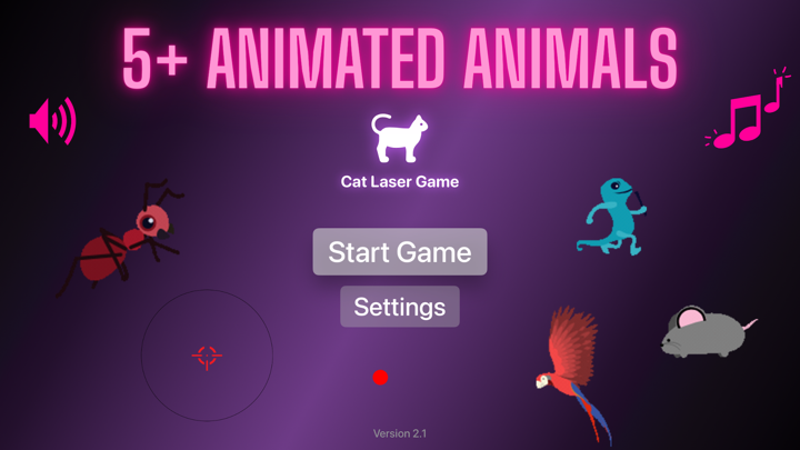 Screenshot #1 pour Cat Laser Game