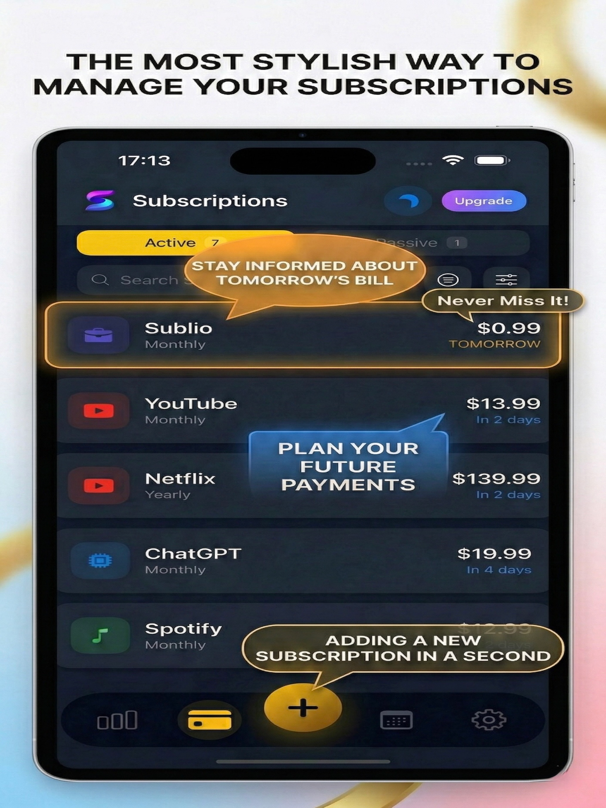 Sublio - Subscription Tracker screenshot 10