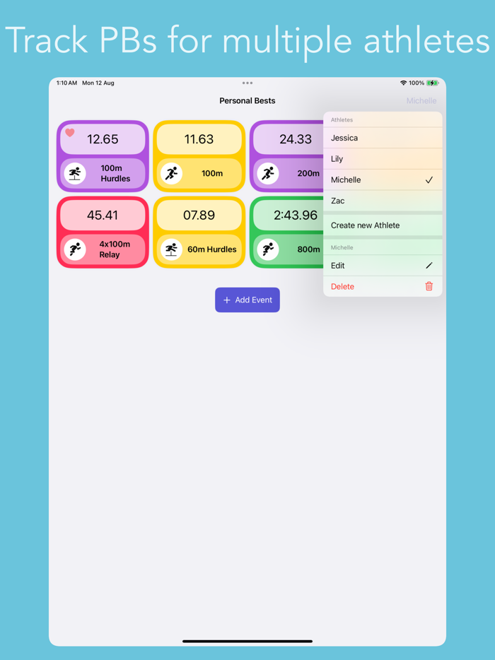 Track and Field Personal Best