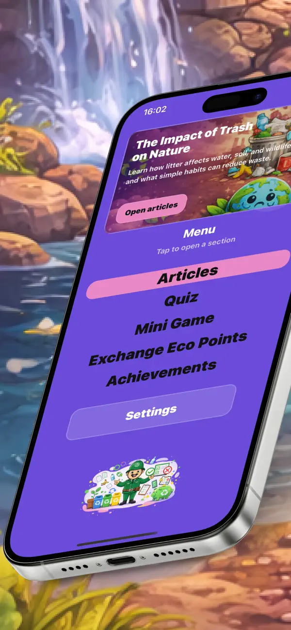 #1. Recycling Inspired Guide (iOS) Ved: ANDRE SNOW