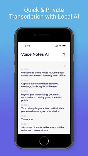 Voice Notes: AI Transcribe screenshot 2
