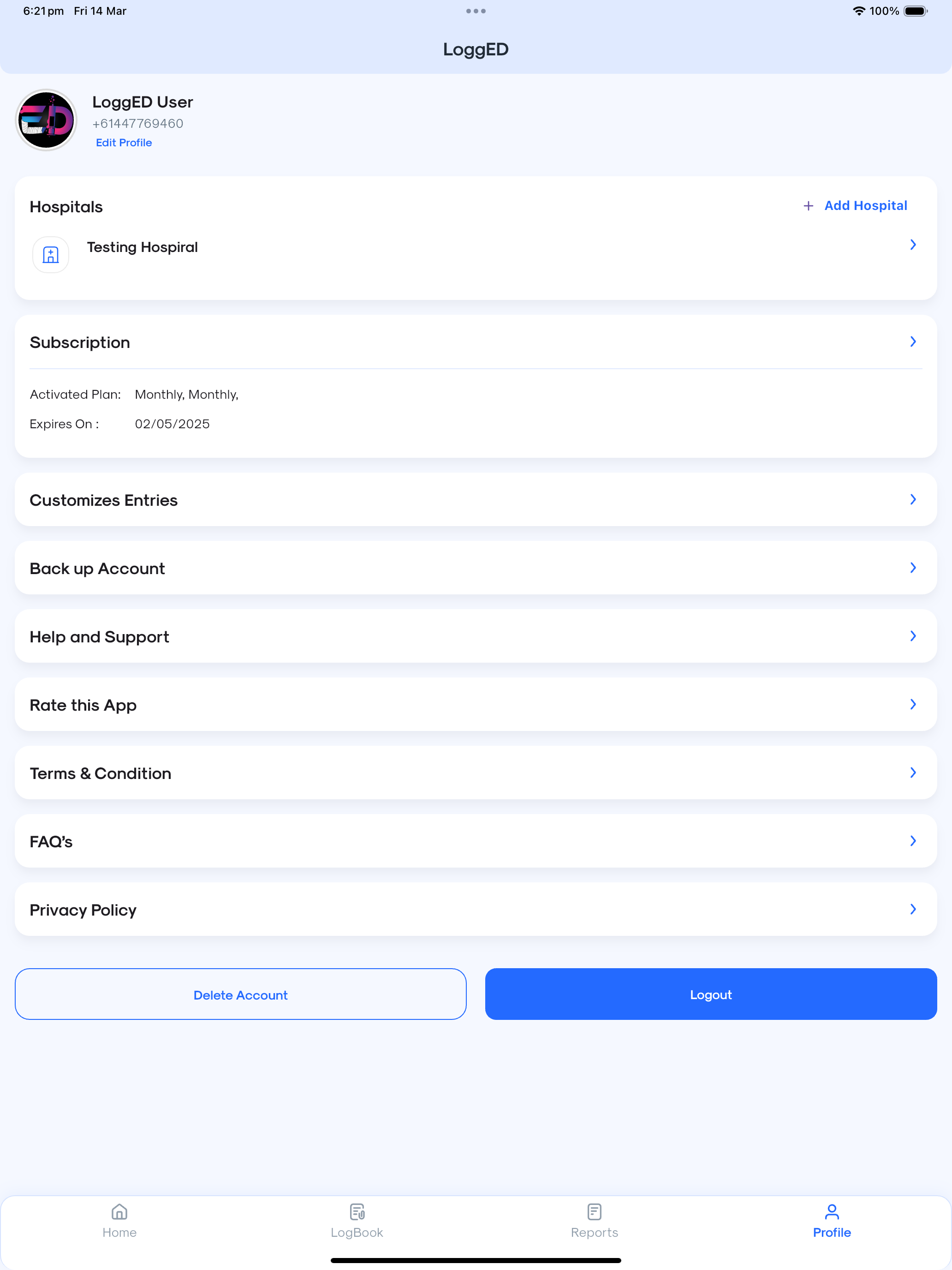 LoggED screenshot 17