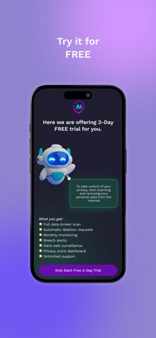 Web Privacy AI – Data Removal screenshot