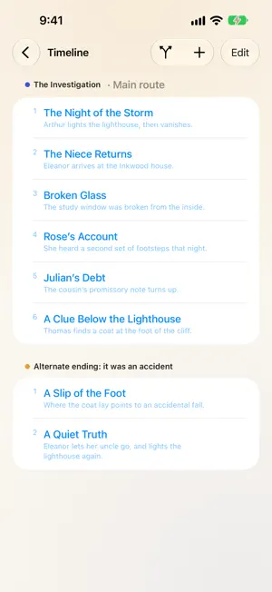 StoryLoom: Novel Story Bible screenshot 3