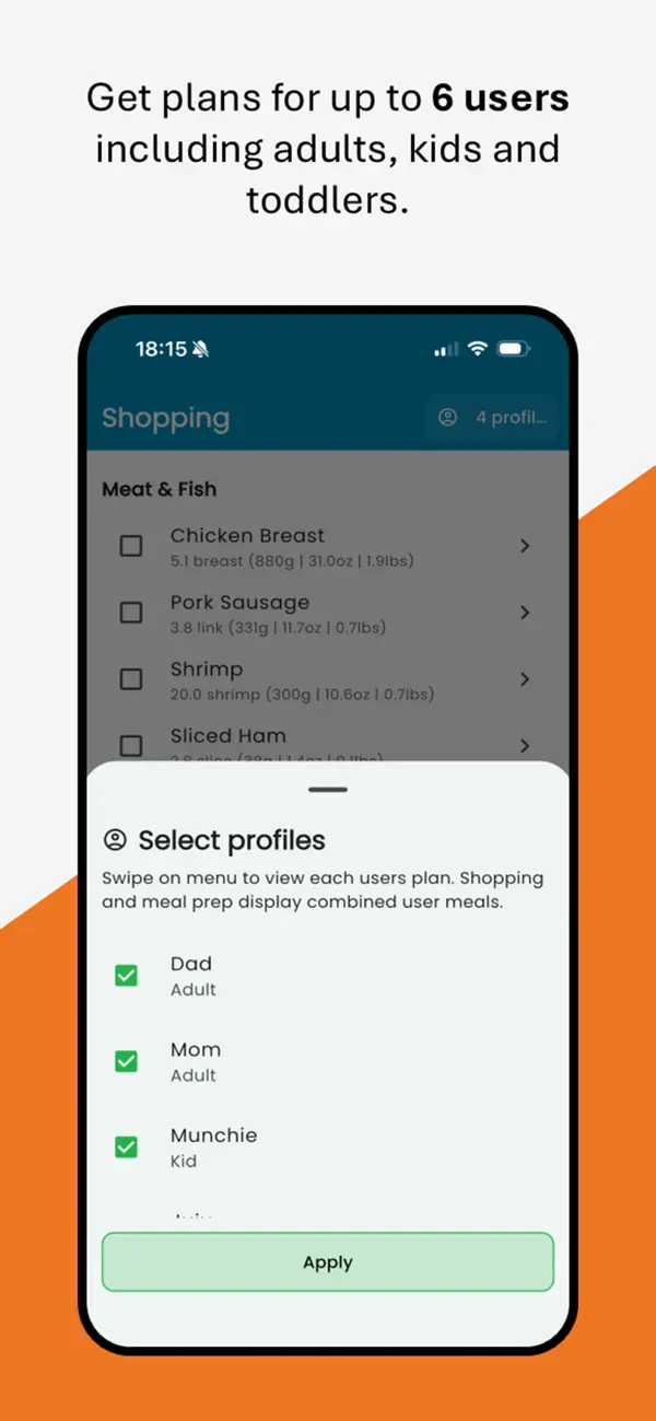 Screenshot #3 pour Meal Plan Maker