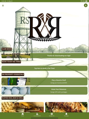 Rusted Rail Golf Club iPad screenshot