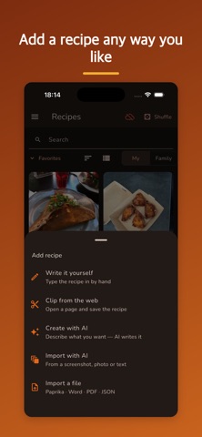 Krydda: Recipes & Meal Planner Screenshot 8 of 10