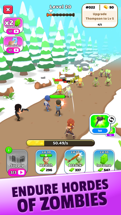 Survivor Idle Run: Z-RPG Screenshot