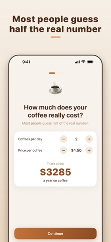 Coffee Budget Tracker Screenshot 3 of 6