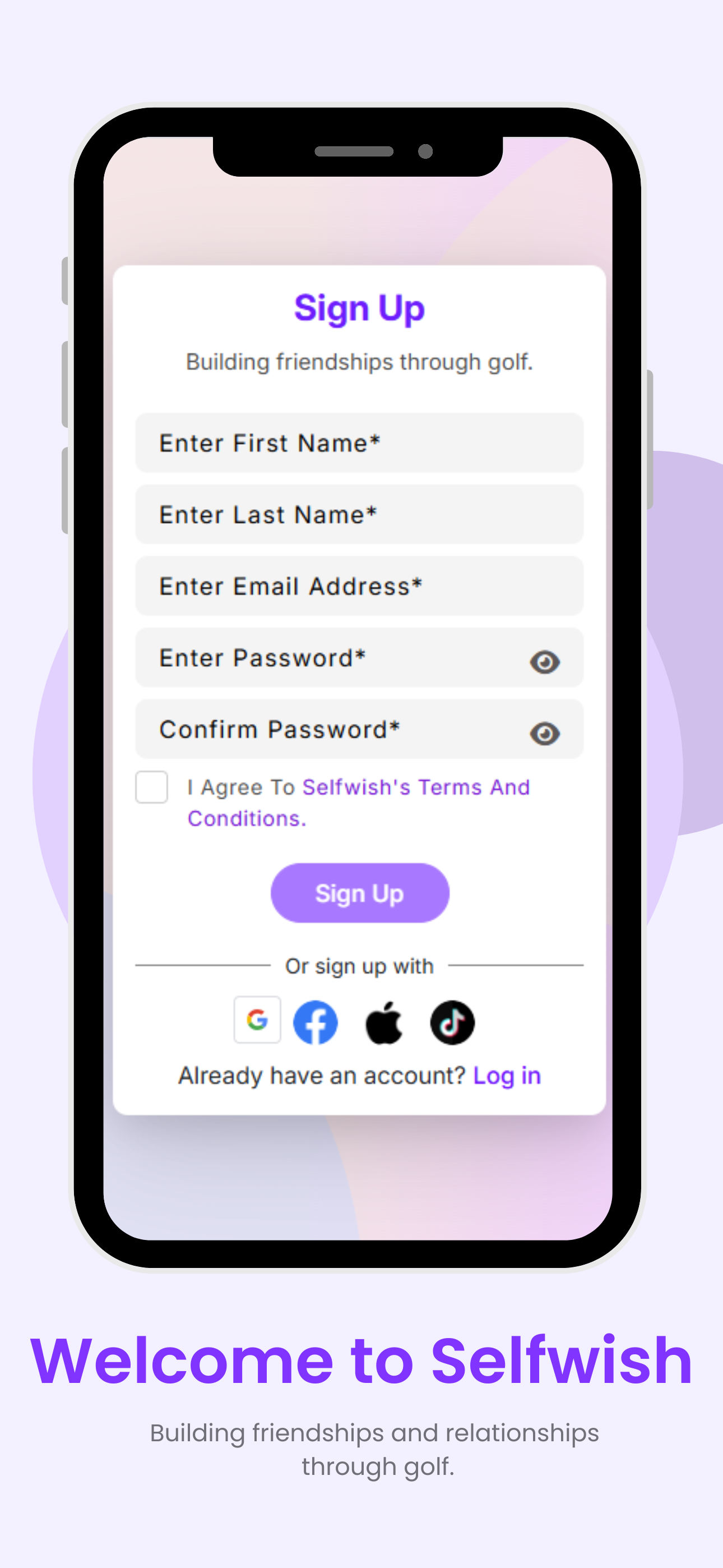 Selfwish — Your Golf Community