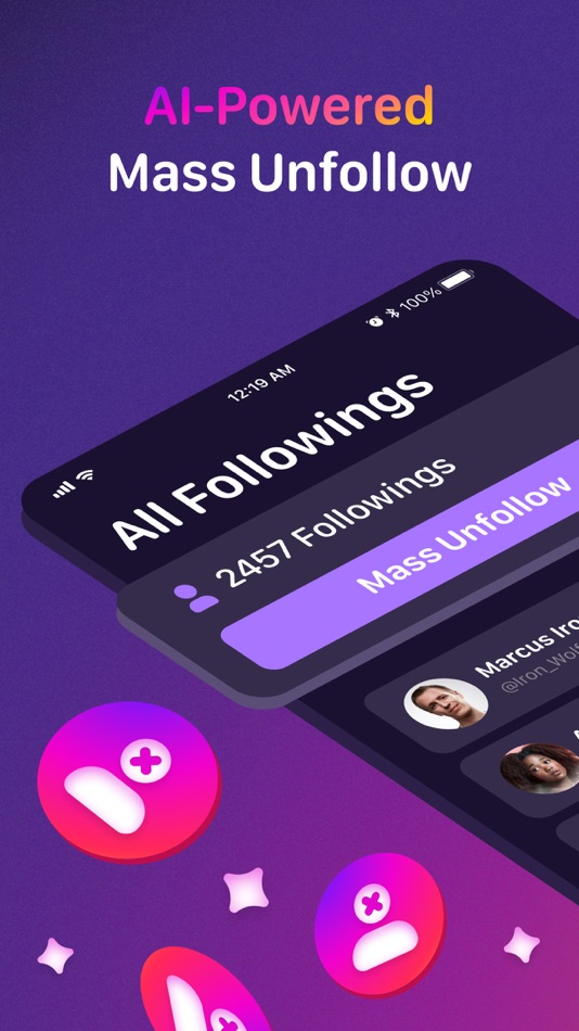 #1. Massi: Mass Unfollow (iOS) 由: Dmitriy Ivanenko