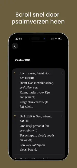 Psalmen iPhone screenshot 2