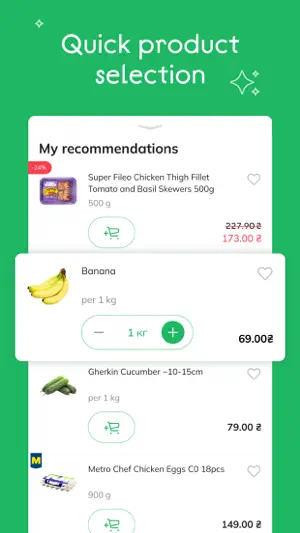 Zakaz.ua grocery delivery app screenshot 2