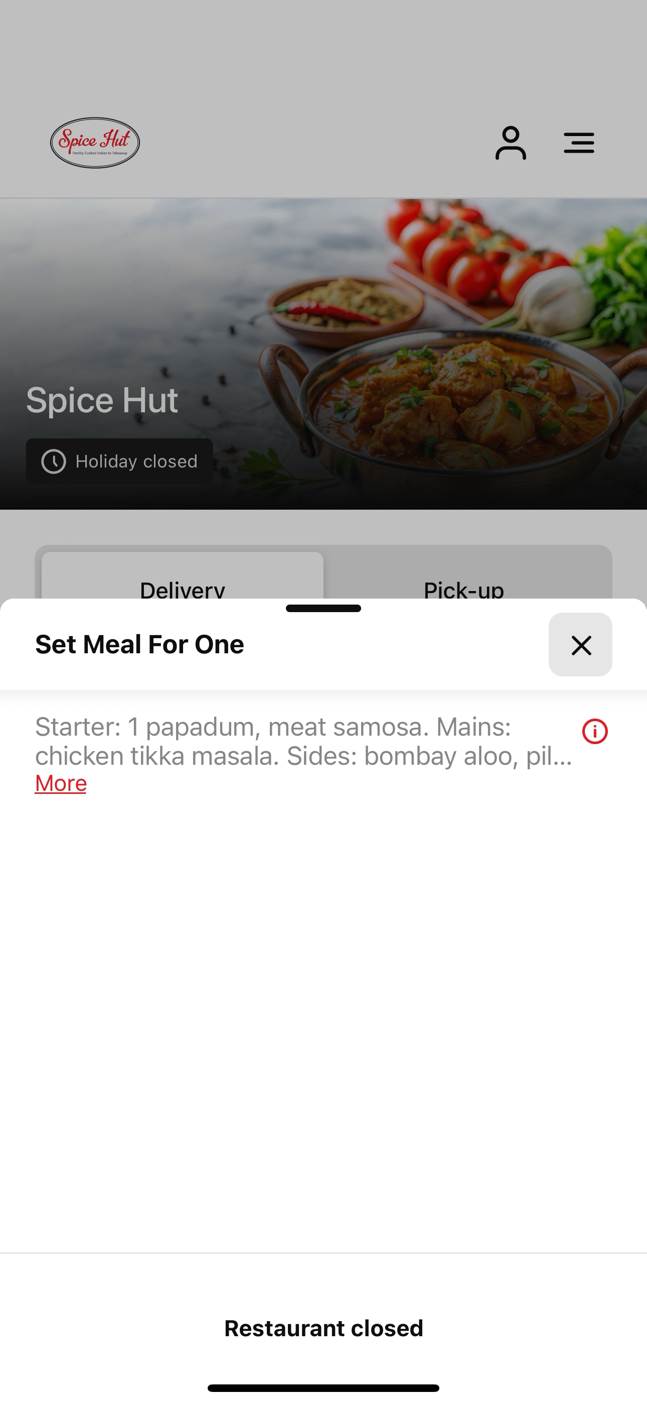 Spice Hut Rayleigh