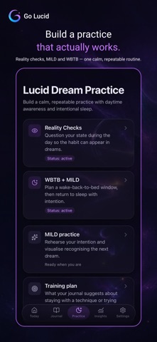 Go Lucid: Lucid Dream Journal screenshot
