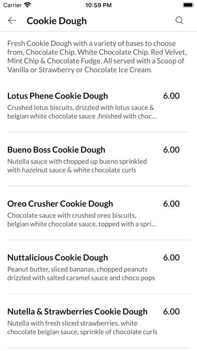 Sweet Treats Desserts Screenshot