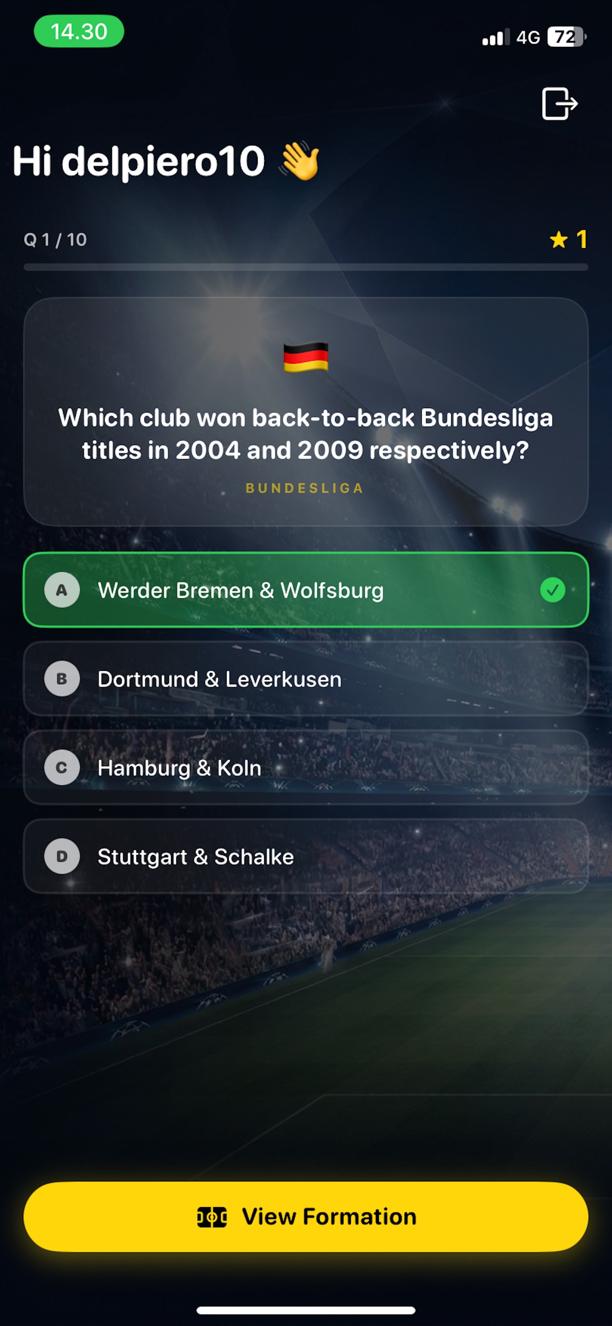 Screenshot 3 of Bola Trivia