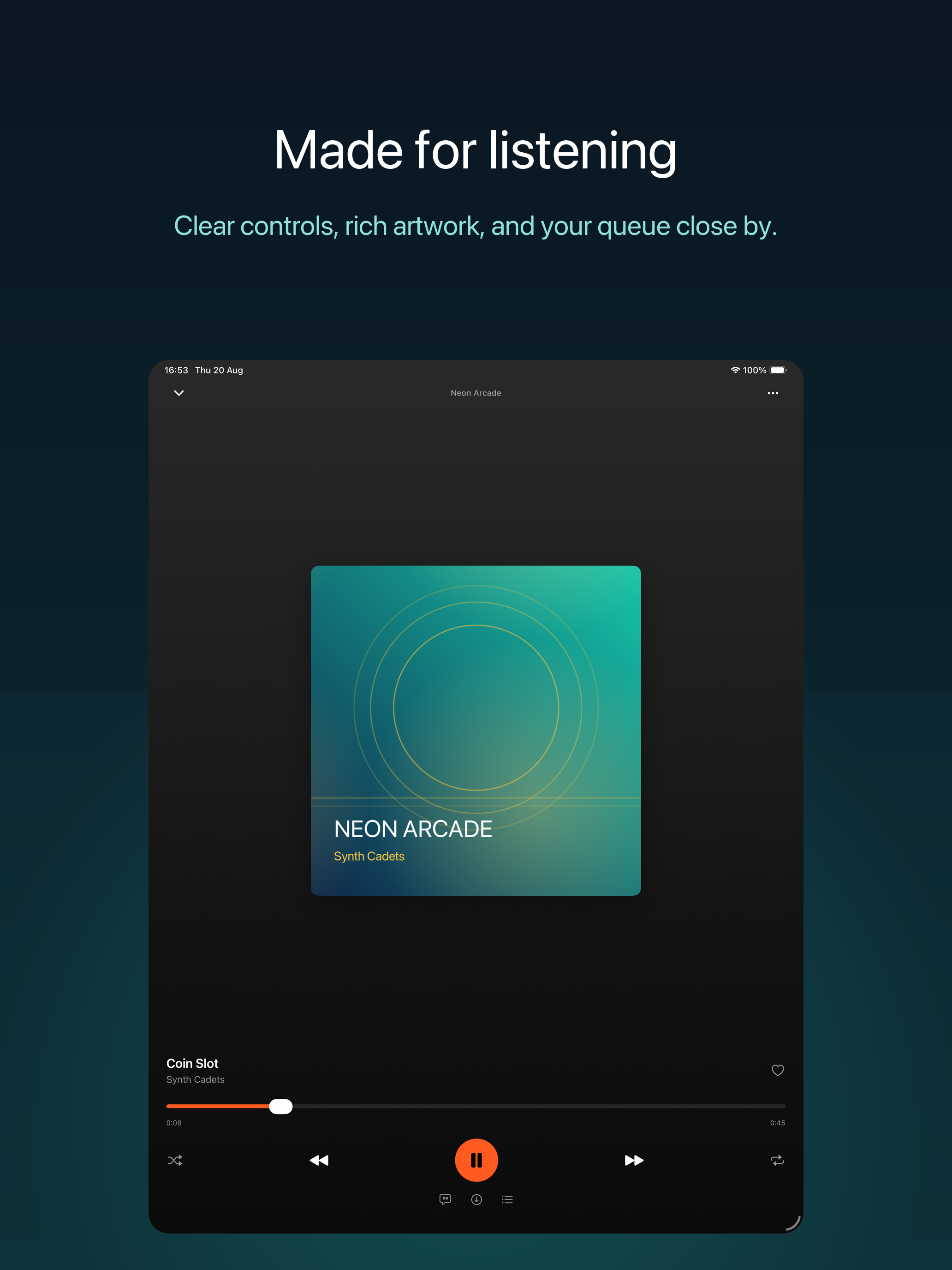 Tunode: Self-Hosted Music screenshot 10