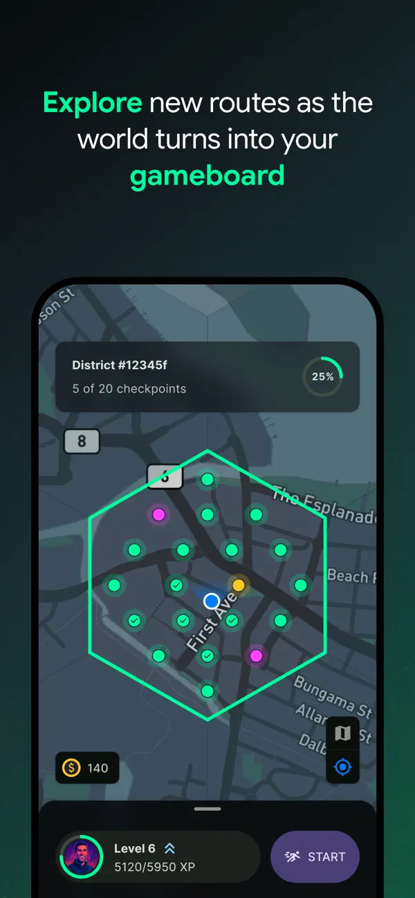 Screenshot #2 pour District: The Running Game