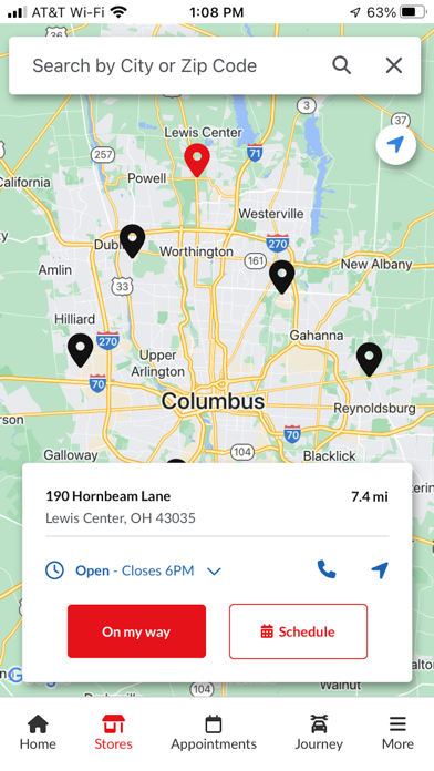 Discount Tire Screenshot
