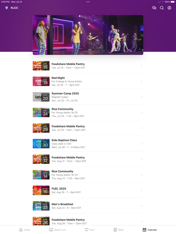 Kingdom Life Christian Church iPad screenshot 3 - Lifestyle app