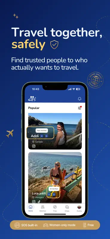 Twin Travel: Solo Travel Buddy screenshot 1 of 8