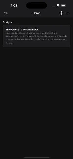 Teleprompter Realtime screenshot 1