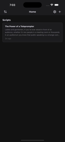 Teleprompter Realtime screenshot